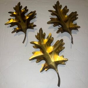 Vintage Brass Leaves